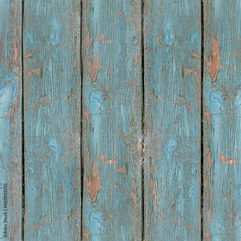 blue painted wooden planks seamless texture. wood texture background.