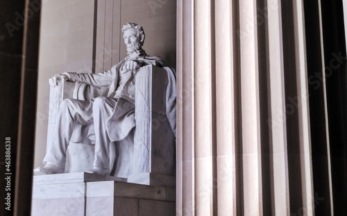 Obraz na płótnie The Lincoln Memorial in Washington, D.C. w salonie