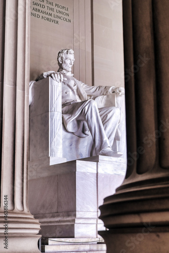 Obraz na płótnie The Lincoln Memorial in Washington, D.C. w salonie