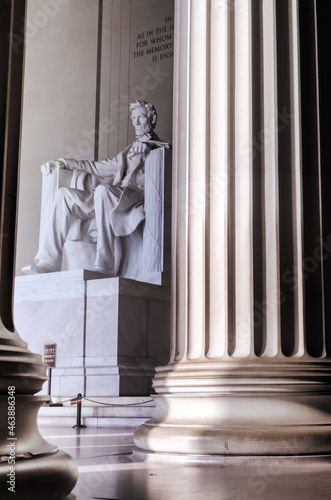 Obraz na płótnie The Lincoln Memorial in Washington, D.C. w salonie
