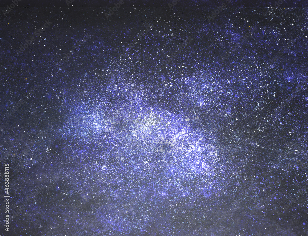 Fototapeta premium Night sky with stars as background. Universe