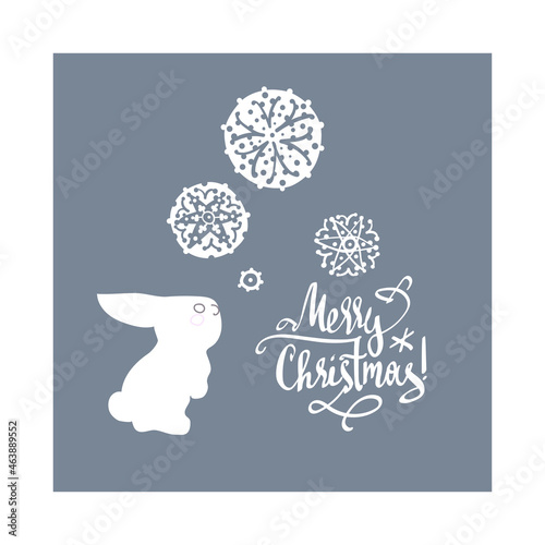 Christmas greeting card .