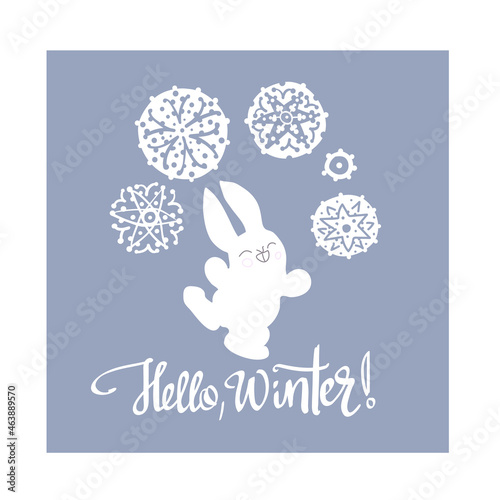 Winter illustration .