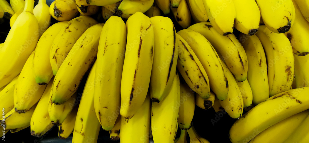 bananas on a market