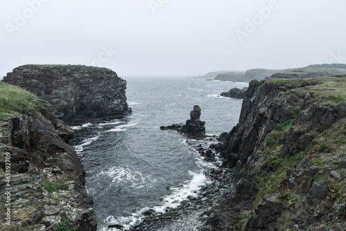 person on the rocks