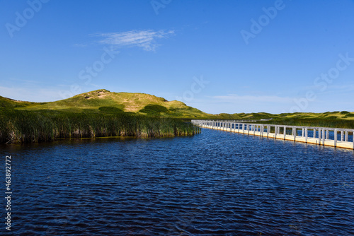 lake and mountains