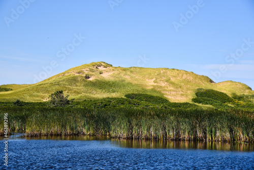 lake in the mountains in autumn