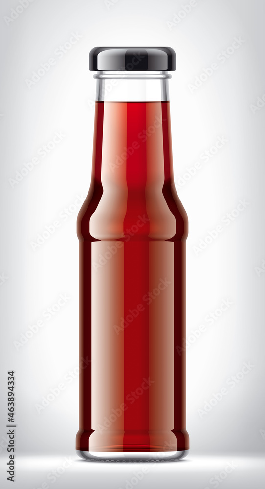 Glass Bottle on background. Glass Bottle on background.