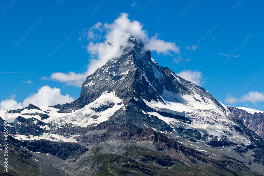 Switzerland. Matterhorn peak. Swiss Alps. 