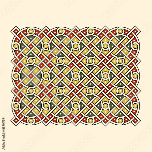 Antique Russian ornament for decorating church books