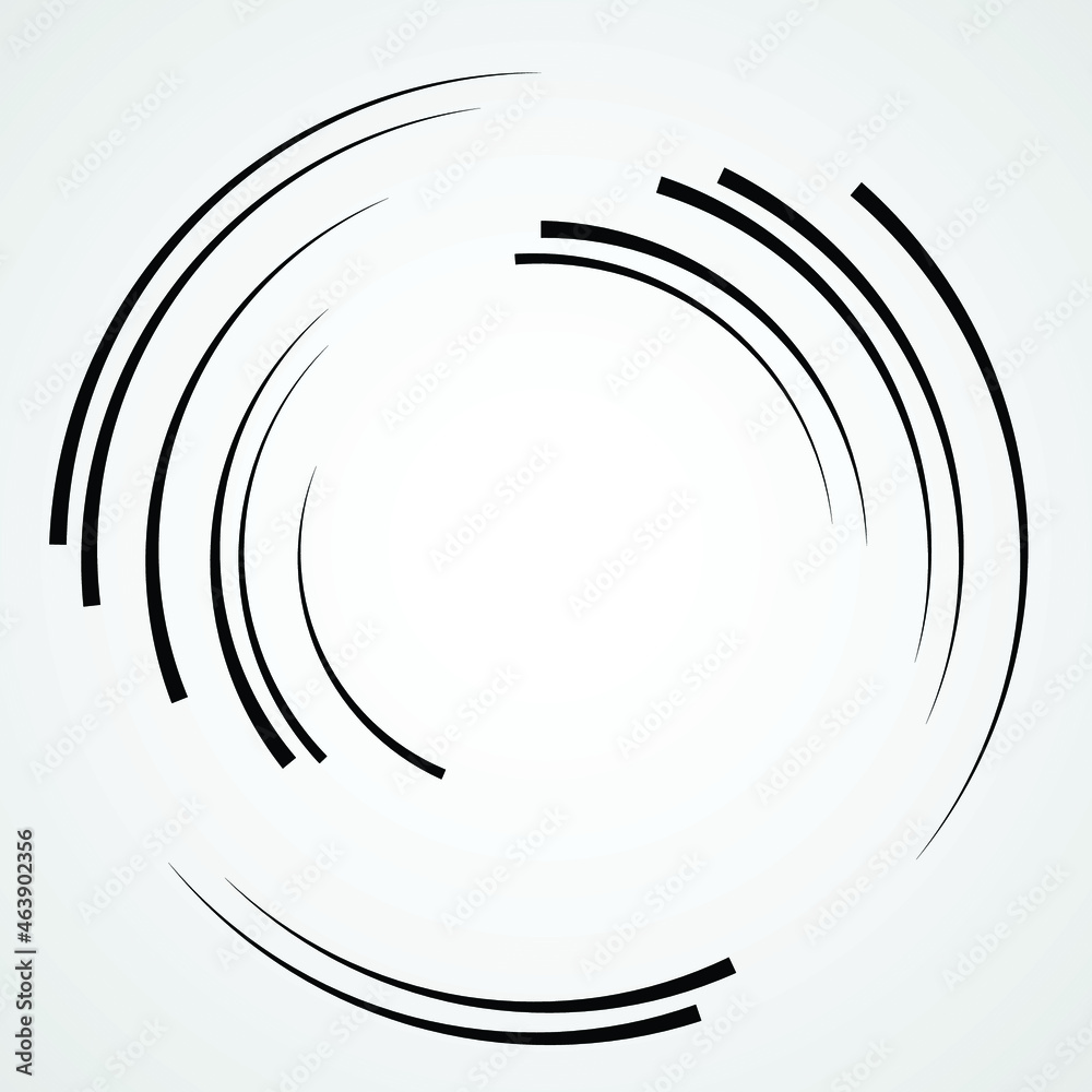 Lines in Circle Form . Spiral Vector Illustration .Technology round Logo . Design element . Abstract Geometric shape . Striped border frame for image Lines in Circle Form . Spiral Vector Illustration .Technology round Logo . Design element . Abstract Geometric shape . Striped border frame for image