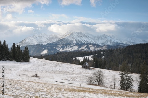Tatra mountains in winter, Europe