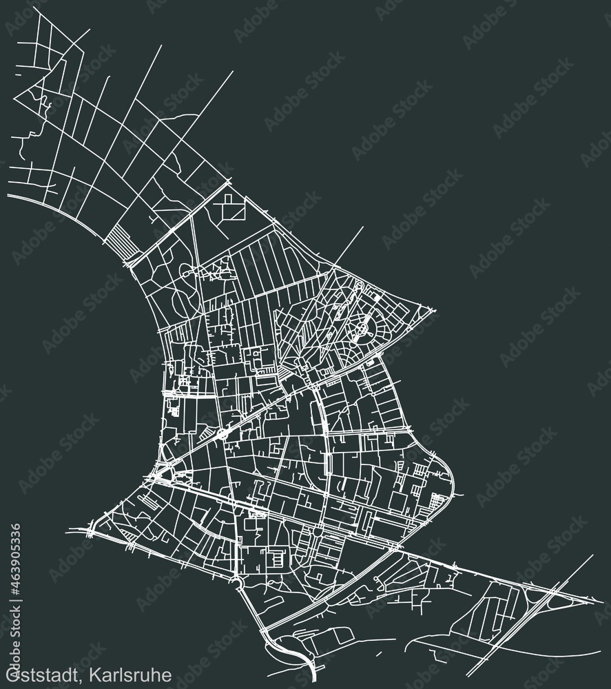 Detailed navigation urban street roads map on vintage beige background ...