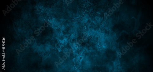 Scary Grunge Background With Dark Smoke Wall