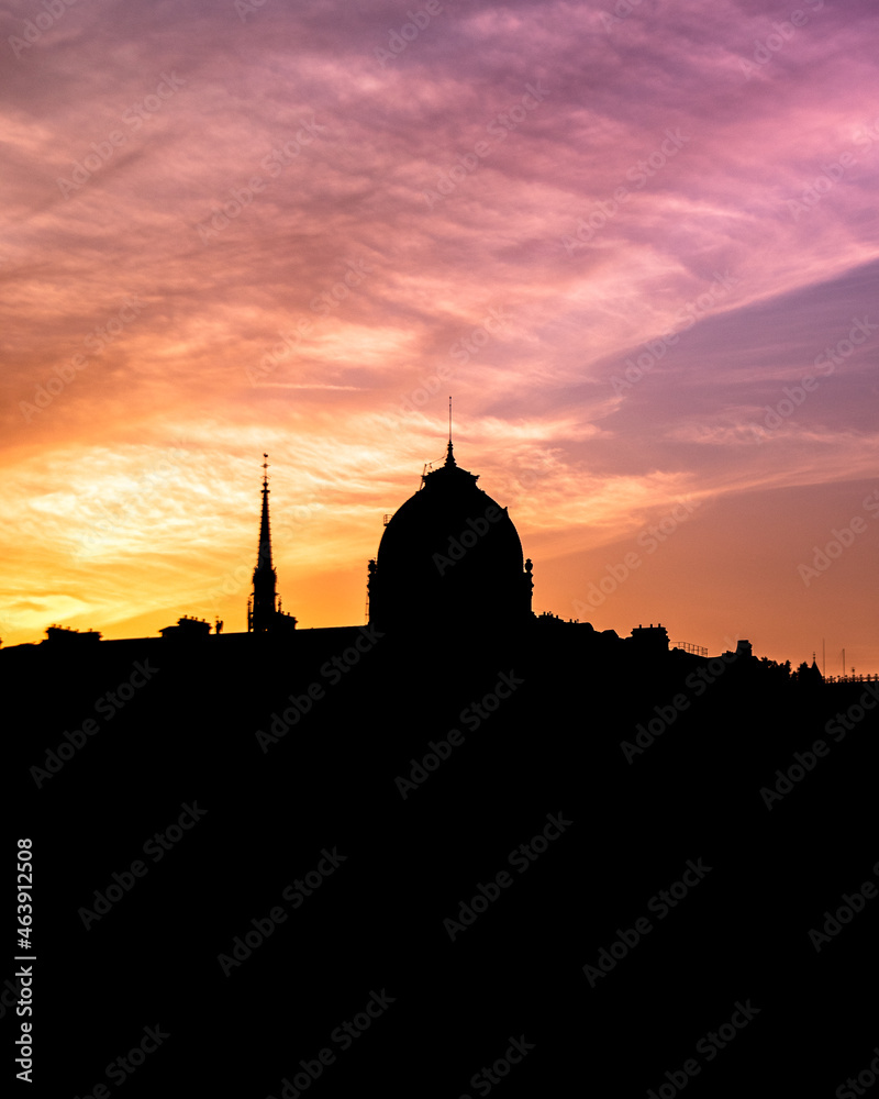 Sunset over Paris
