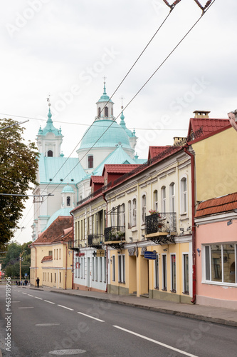 The old street of Grodno. Belarus