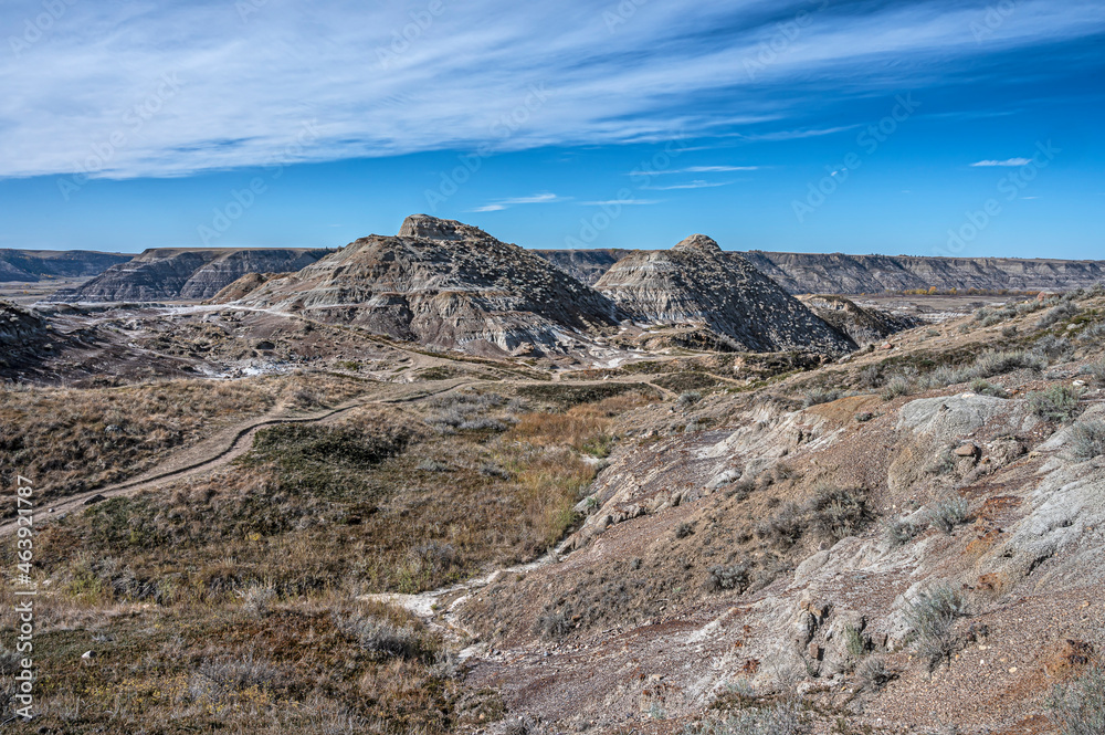 Horse Thief Canyon in the Red Deer River valley near Drumheller, Alberta, Canada