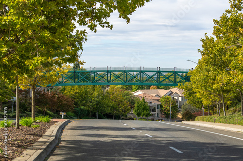 Walking Bridge in Rocklin, California.