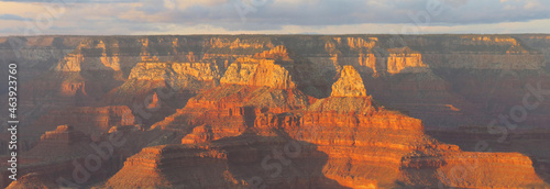 Grand Canyon in the morning sun
