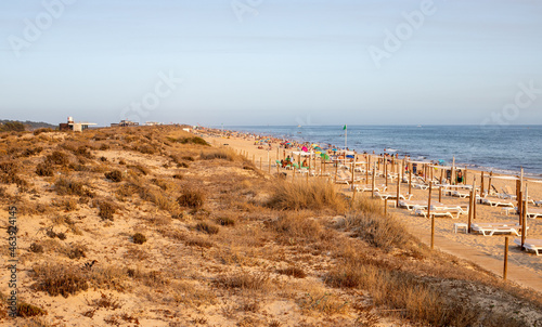 Praia do Garr  o beach at sunset  Vale do Lobo  Algarve  