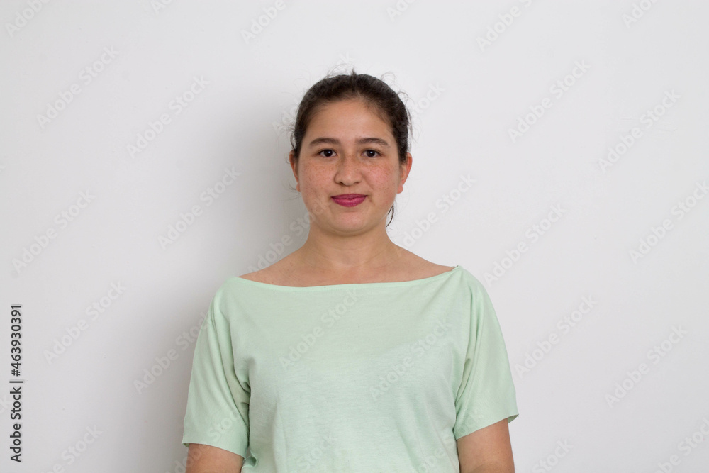 Beautiful girl on white background. Beautiful girl on white background.