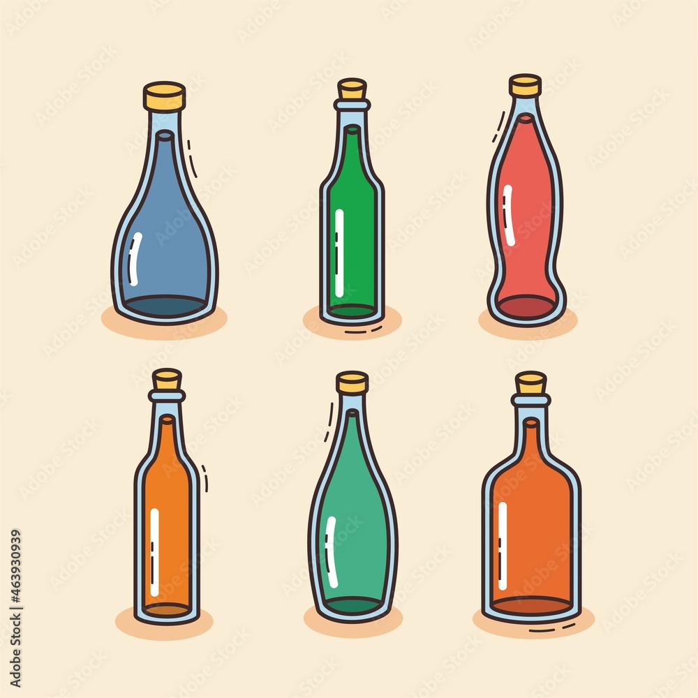 Illustration vector graphic of the bottle. Perfect for cooking book illustration, etc. Illustration vector graphic of the bottle. Perfect for cooking book illustration, etc.
