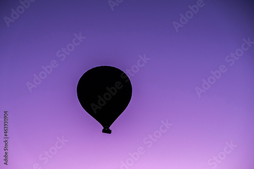 Hot air balloon flying over spectacular Cappadocia. Hot air balloon flying over spectacular Cappadocia