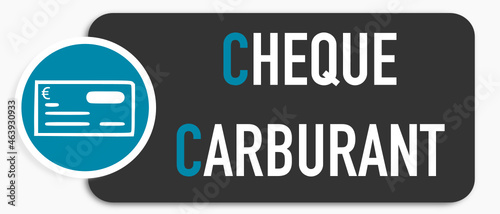 Etiquette Chèque Carburant