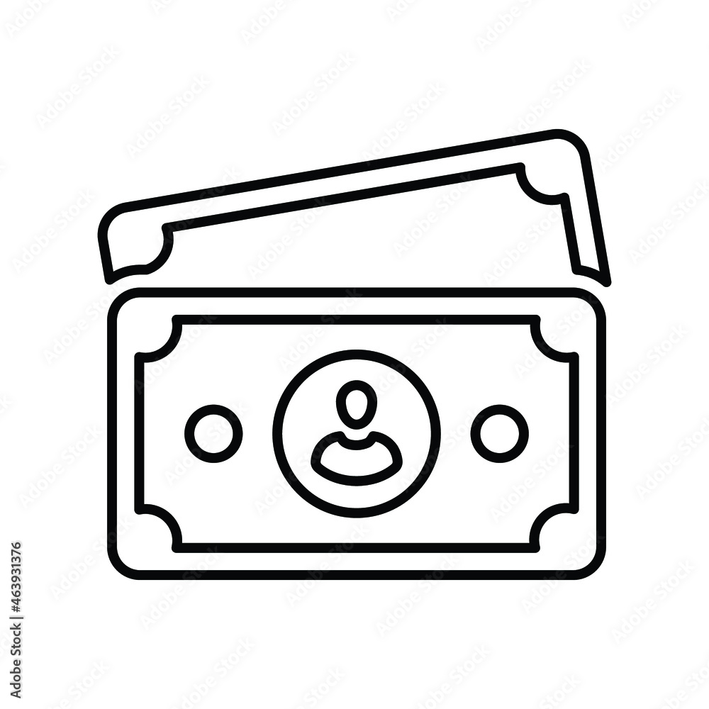 Business, money, dollar, cash line icon. Outline vector. Business, money, dollar, cash line icon. Outline vector.