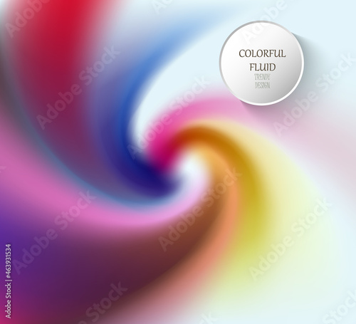 Modern colorful flow poster. Wave Liquid shape color background. Art design for your design project.