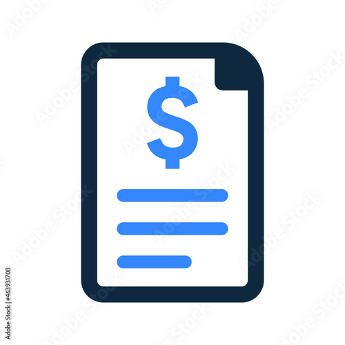 Certificate, price, agreement icon. Simple editable vector illustration.