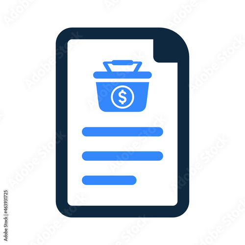 E-commerce, offer, purchase order icon. Simple editable vector illustration.