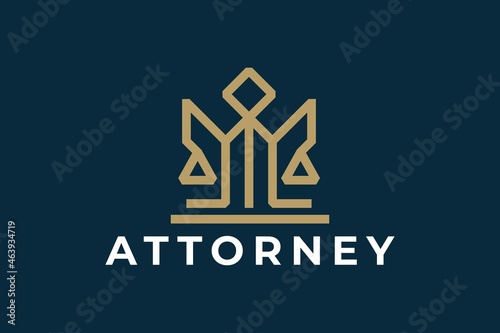 attorney logo design, law logo template, law firm logo template