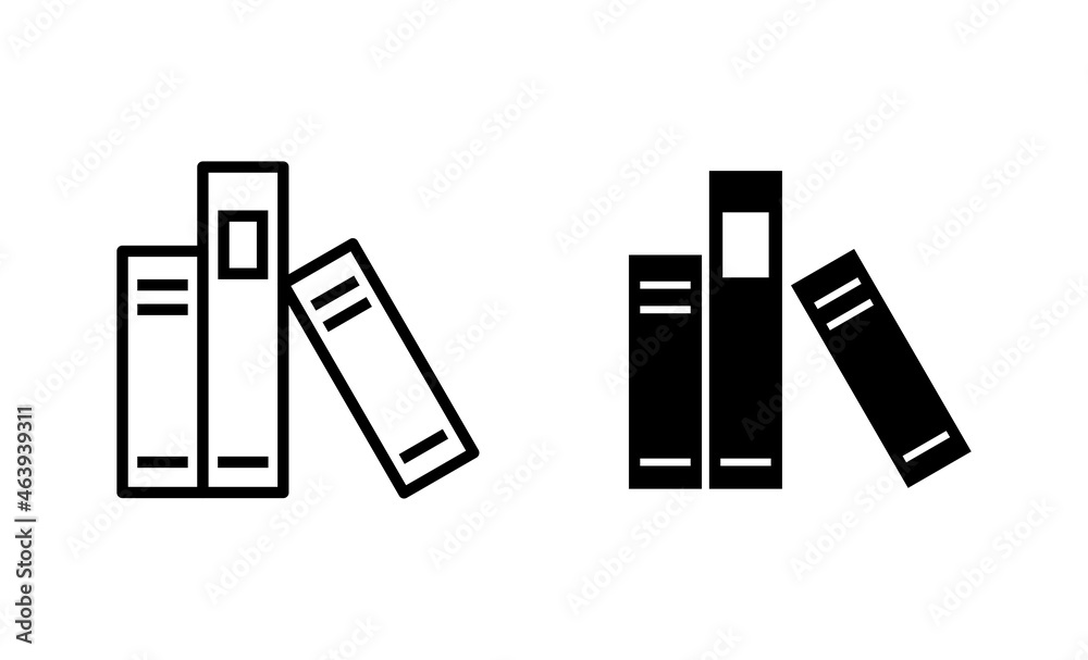 Library icons set. education sign and symbol Library icons set. education sign and symbol