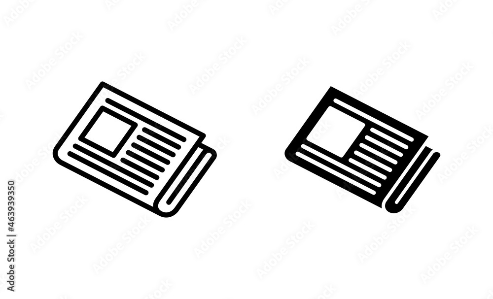 Newspaper icons set. news paper sign and symbolign Newspaper icons set. news paper sign and symbolign