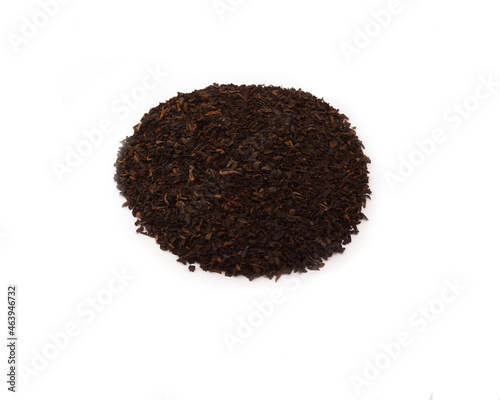 puer tea on white background
