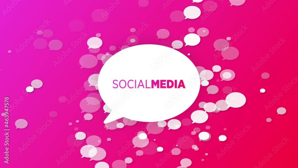4K Social message animation background - Loopable 4K Social message animation background - Loopable