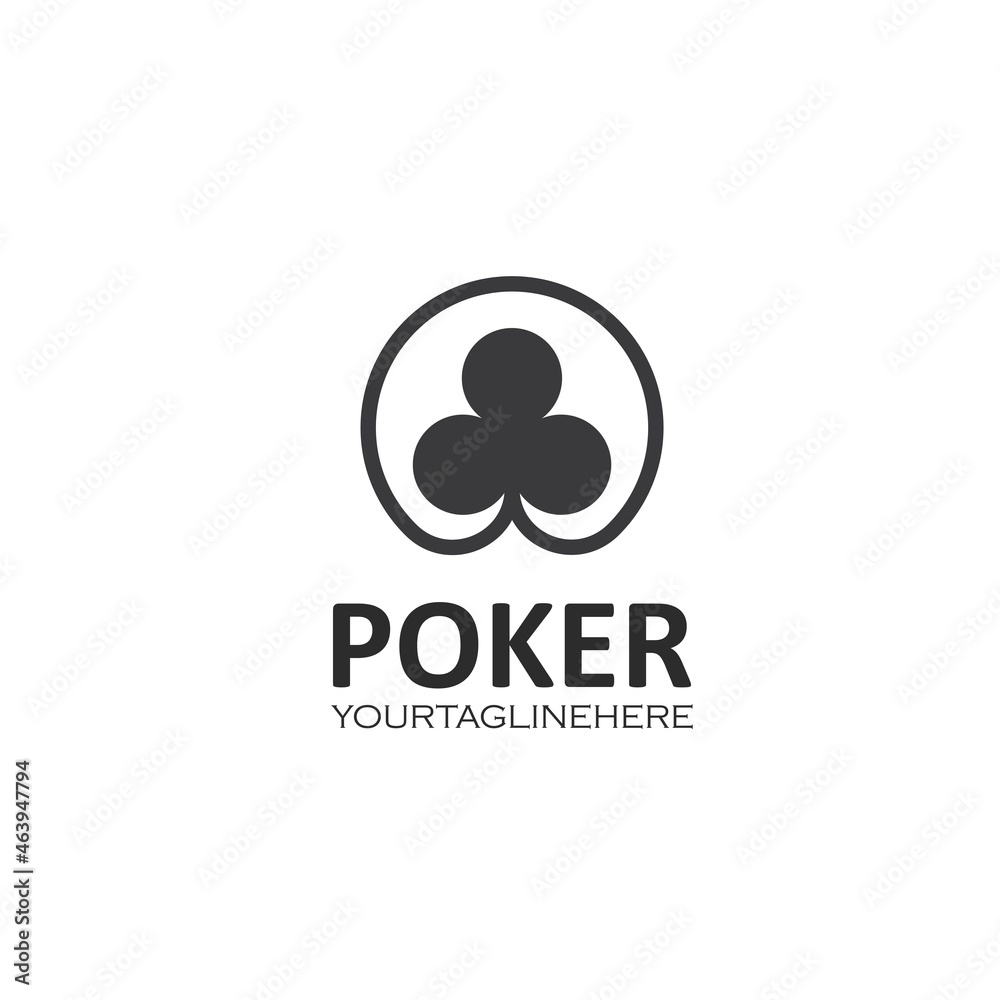 poker club card game icon vector illustration design template poker club card game icon vector illustration design template