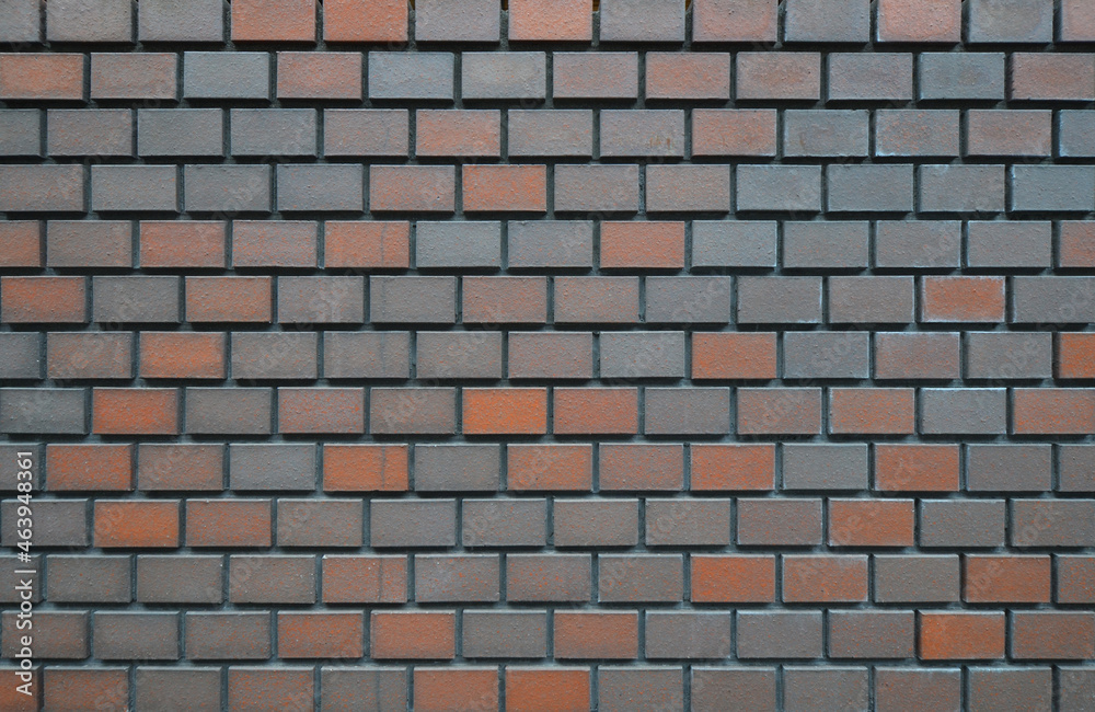 Fototapeta premium Classic modern brick wall texture. Stylish brick wall background.