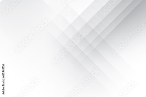Abstract white and gray color, modern design background with geometric shape. Vector illustration.