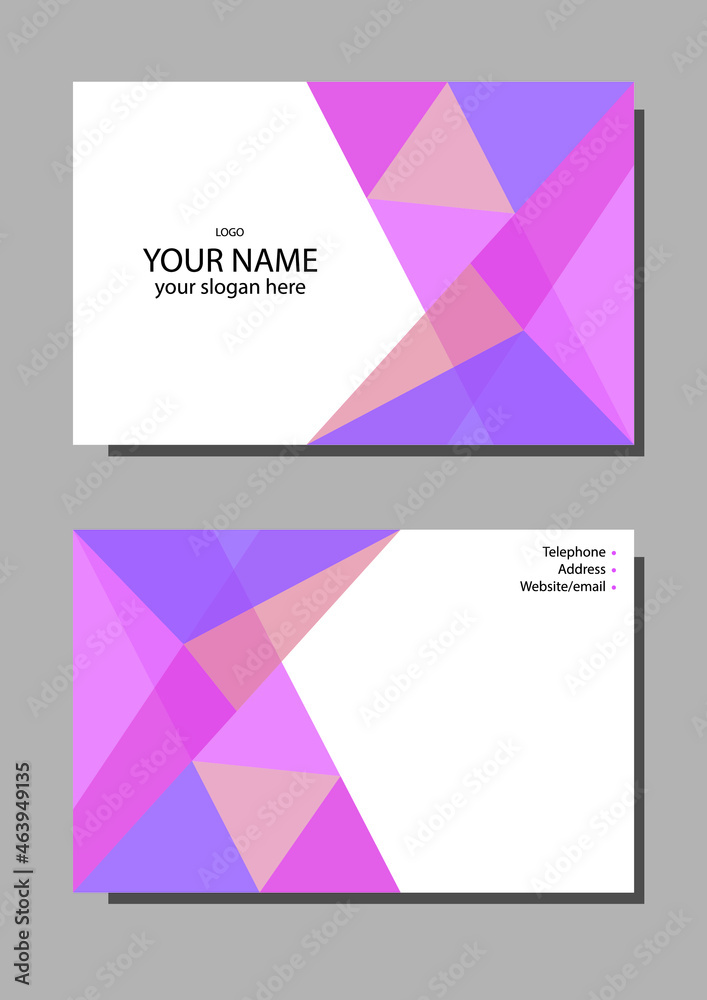 Modern business card design template in vector size. Esp 10