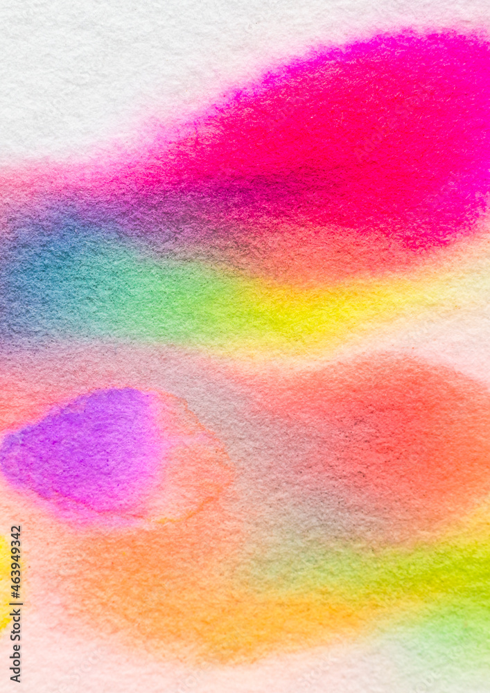 Aesthetic abstract chromatography background in neon color tone Stock  Illustration