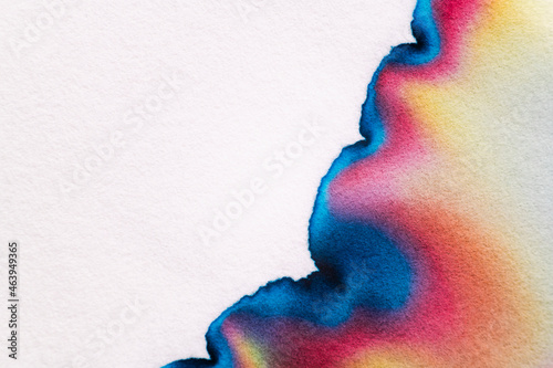 Aesthetic abstract chromatography background in colorful tone photo