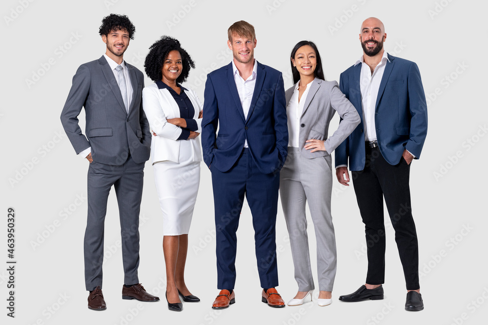 Obraz premium Confident business people diversity and teamwork concept