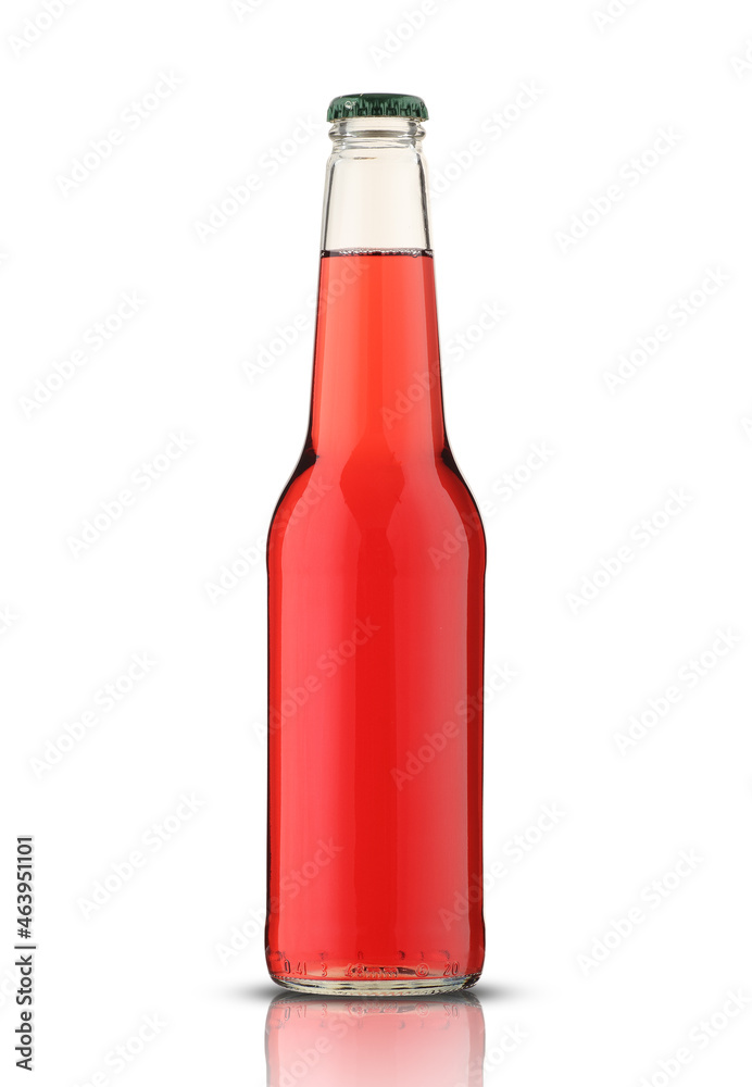 glass bottle with beer