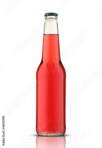 glass bottle with beer