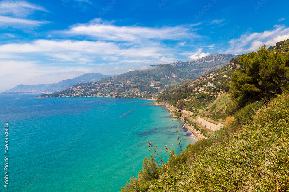 Azure coast in Italy