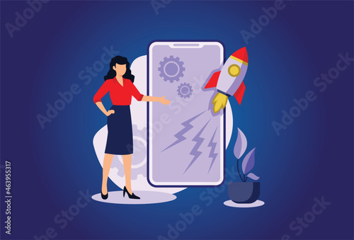 Accelerated mobile pages illustration exclusive design inspiration