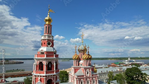 The Church Of The Cathedral Of The Most Holy Theotokos In Nizhny Novgorod, Russia. The Orthodox Church. photo