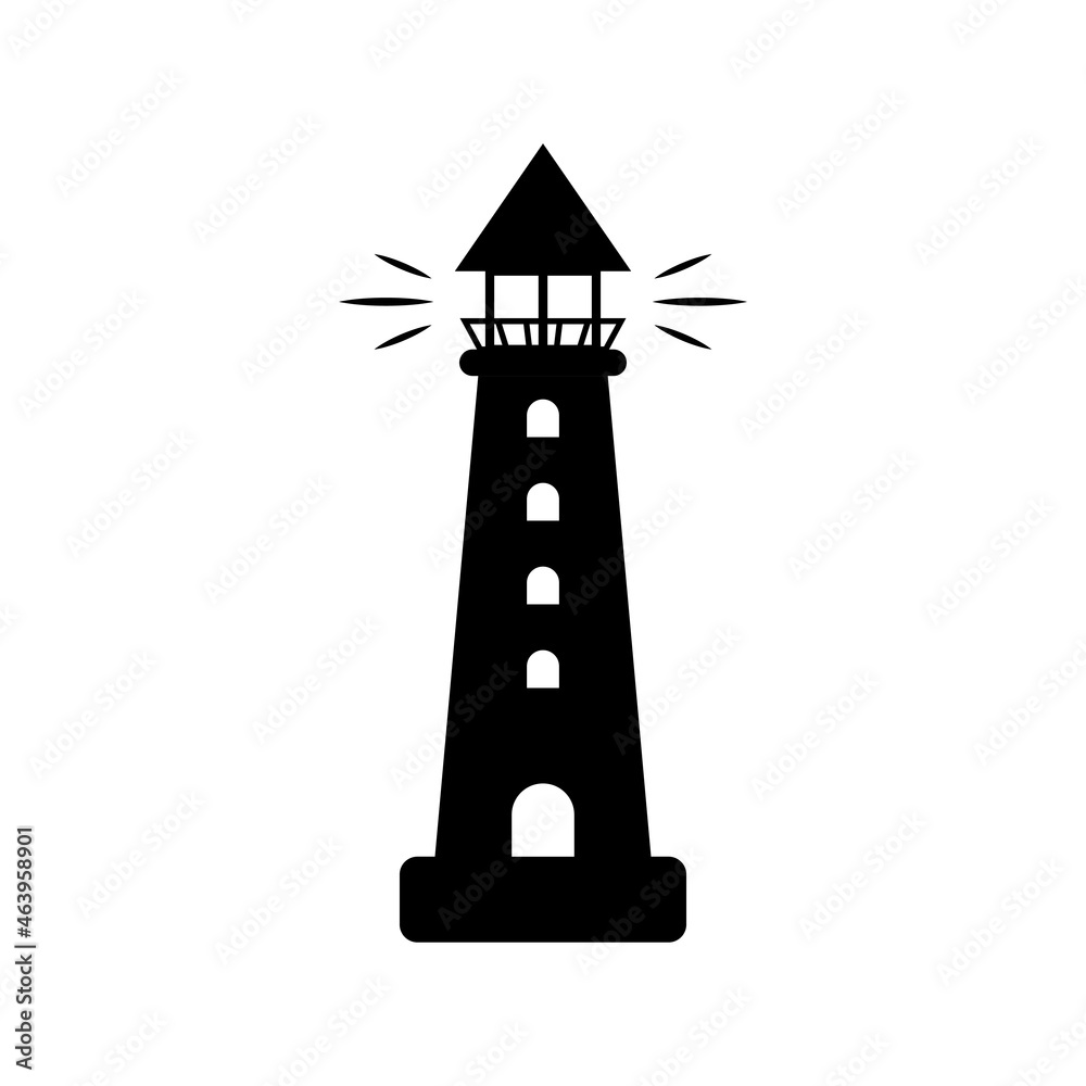 lighthouse icon design template vector isolated illustration lighthouse icon design template vector isolated illustration
